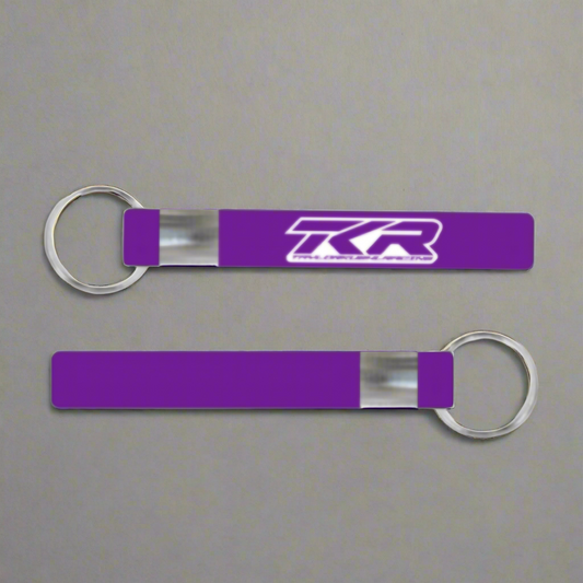 Rubber Logo Wristband Keychain